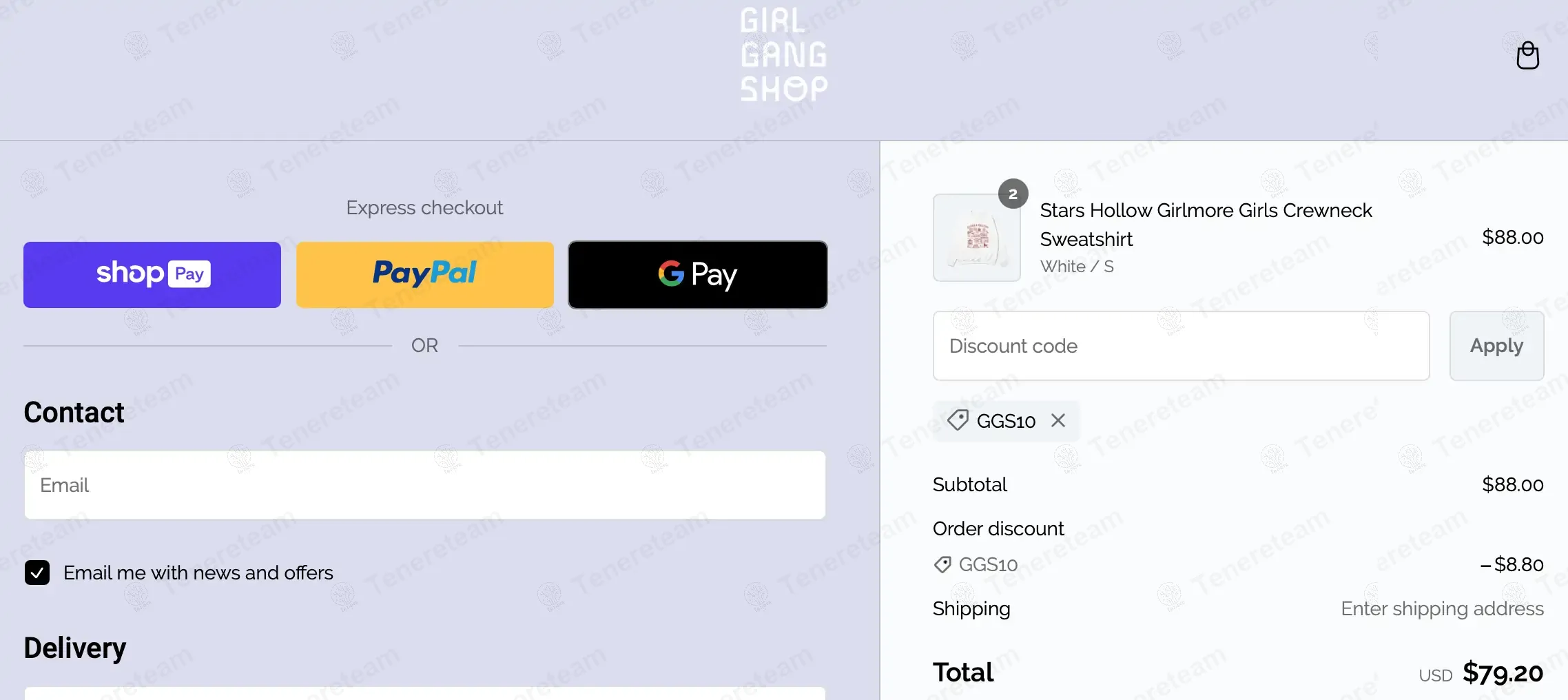 Girl Gang coupon code: 10% off with GGS10. Tested and valid as 1 year ago.