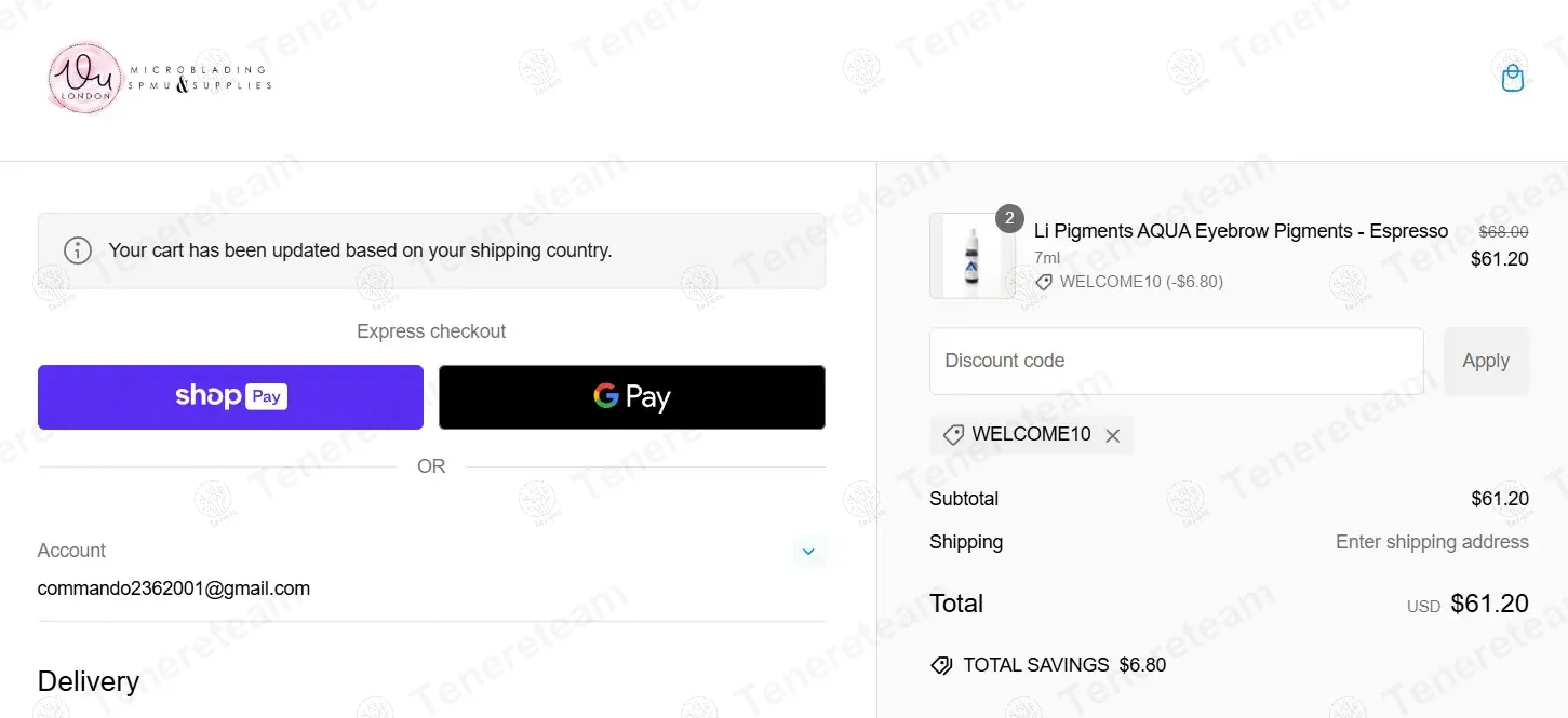 VU London Shop coupon code: 10% off with WELCOME10. Tested and valid as 1 year ago.