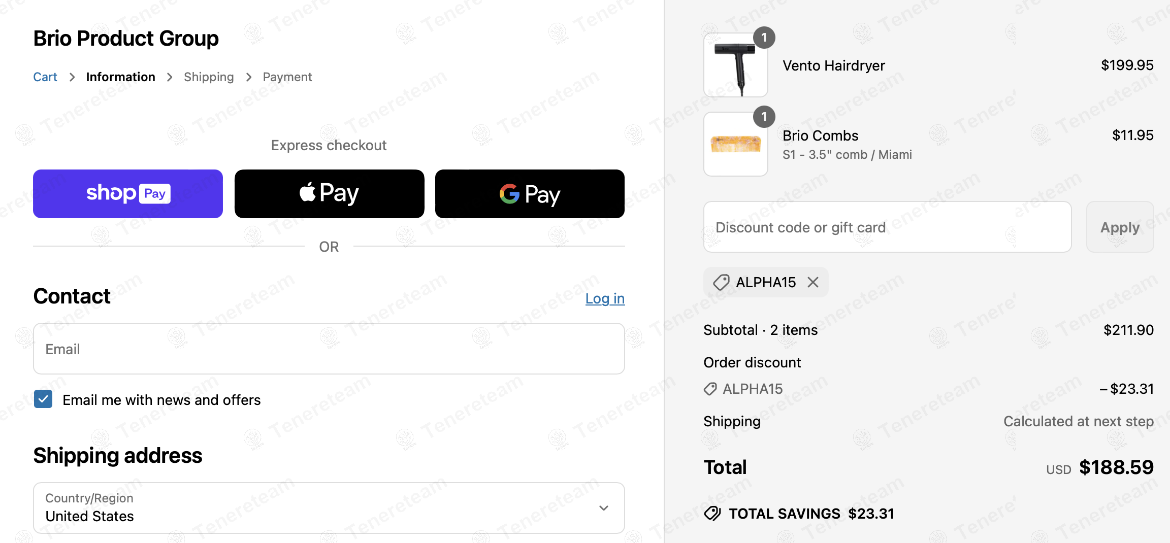 Brio Sonic Toothbrush coupon code: 10% off with ALPHA15. Tested and valid as 1 year ago.