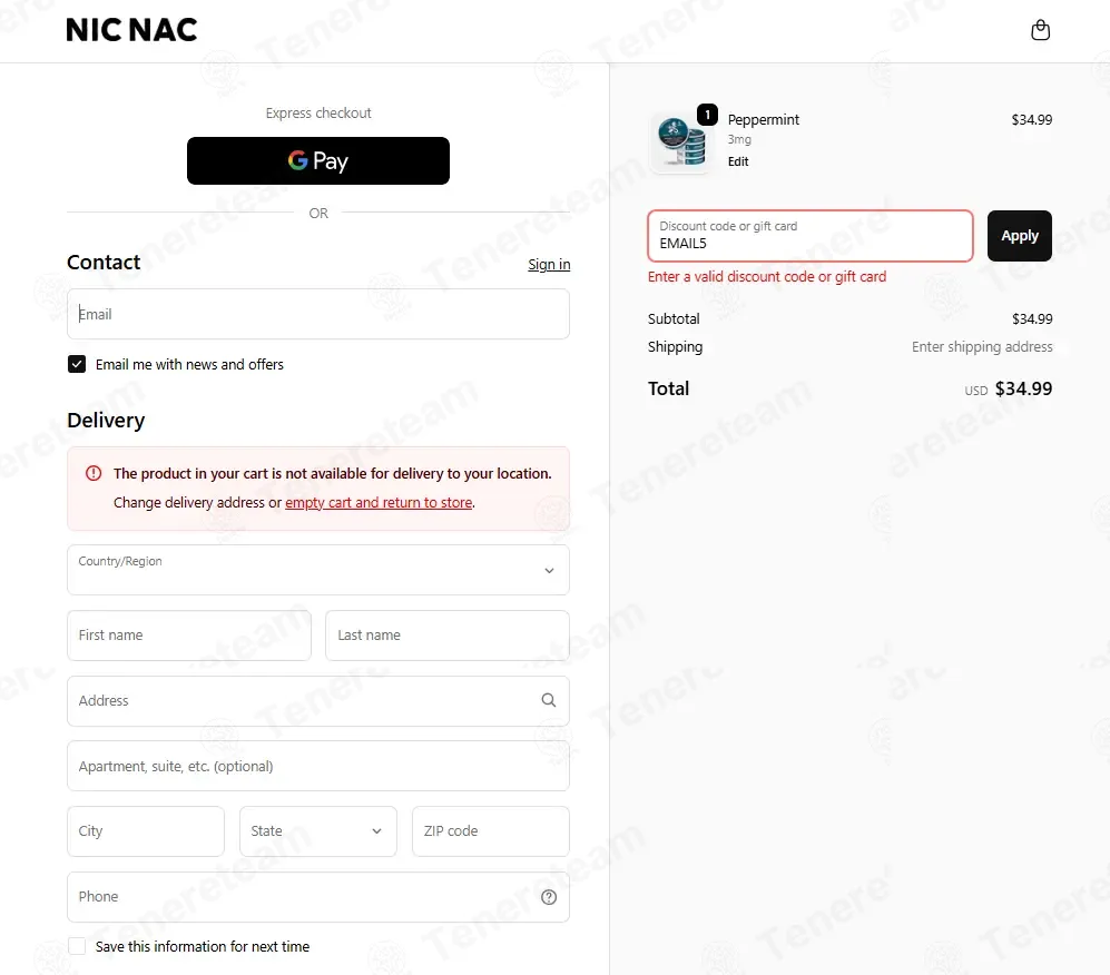 Nic Nac Naturals coupon code: $5 off with EMAIL5. Tested and valid as 4 months ago.