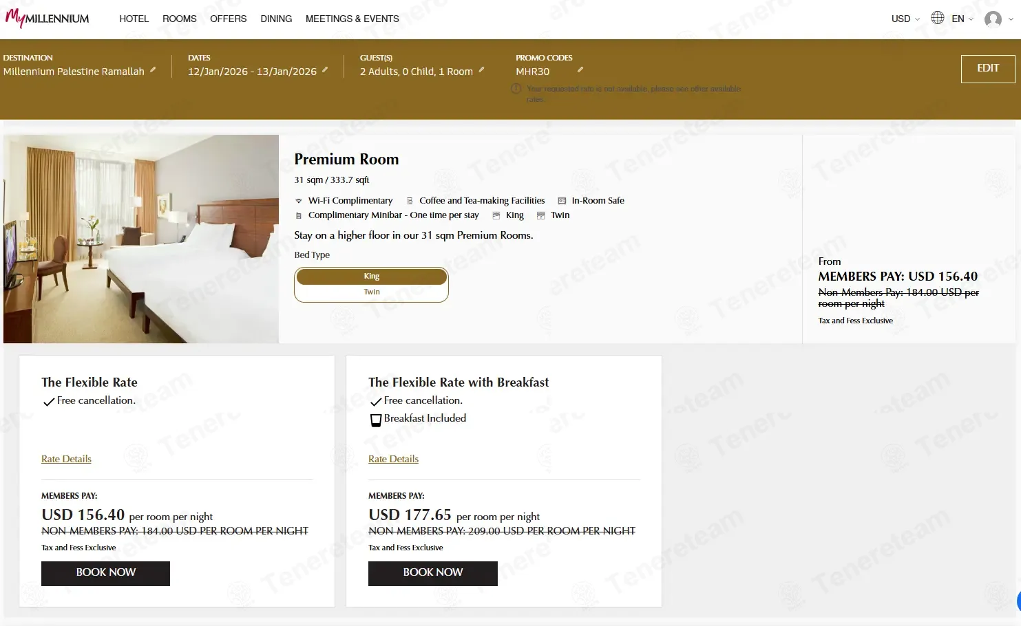 Millennium Hotels And Resorts coupon code: 15% off with MHR30. Tested and valid as 3 months ago.