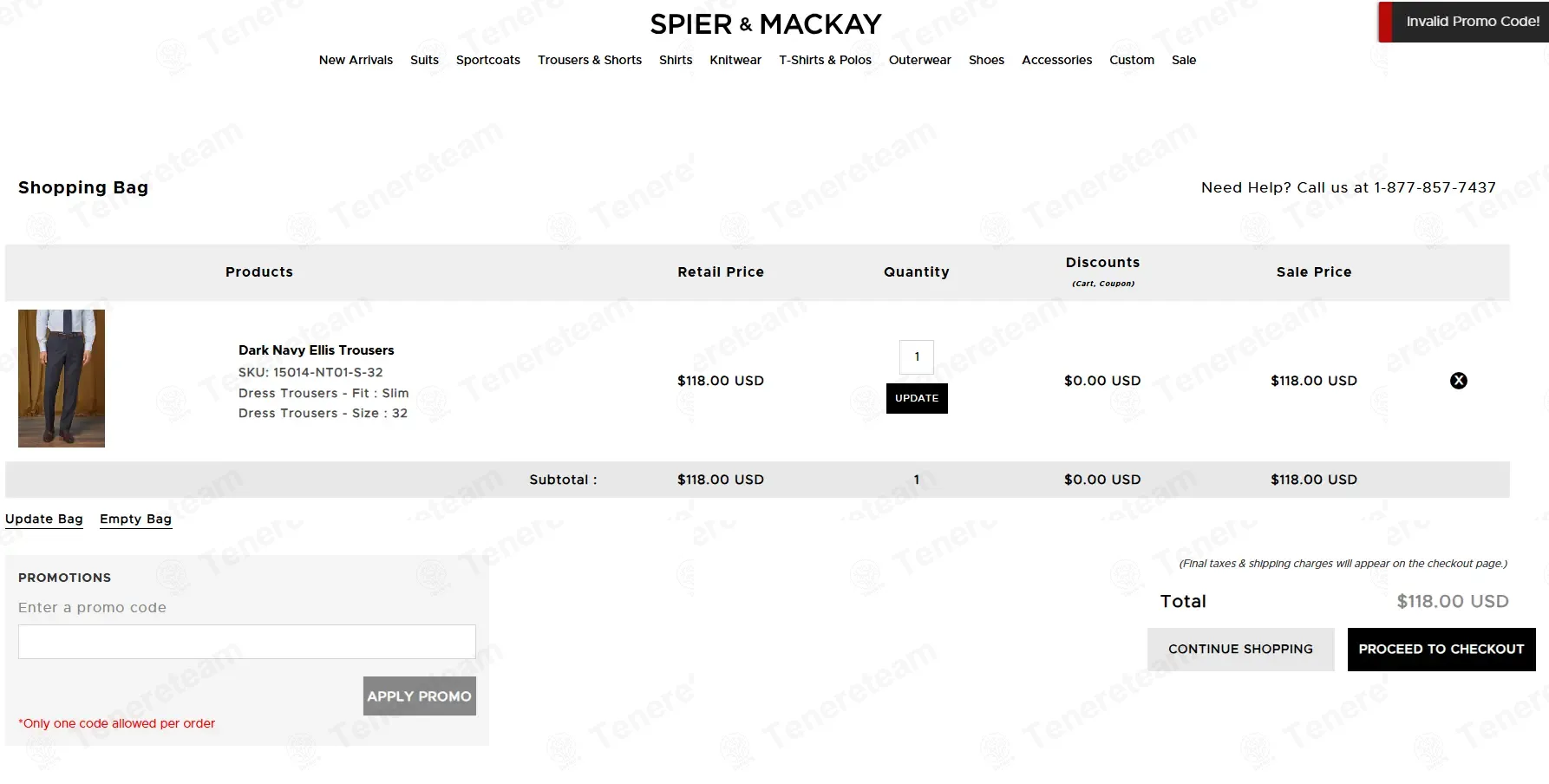 Spierandmackay.com coupon code: 10% off with GET10. Tested and valid as 2 months ago.