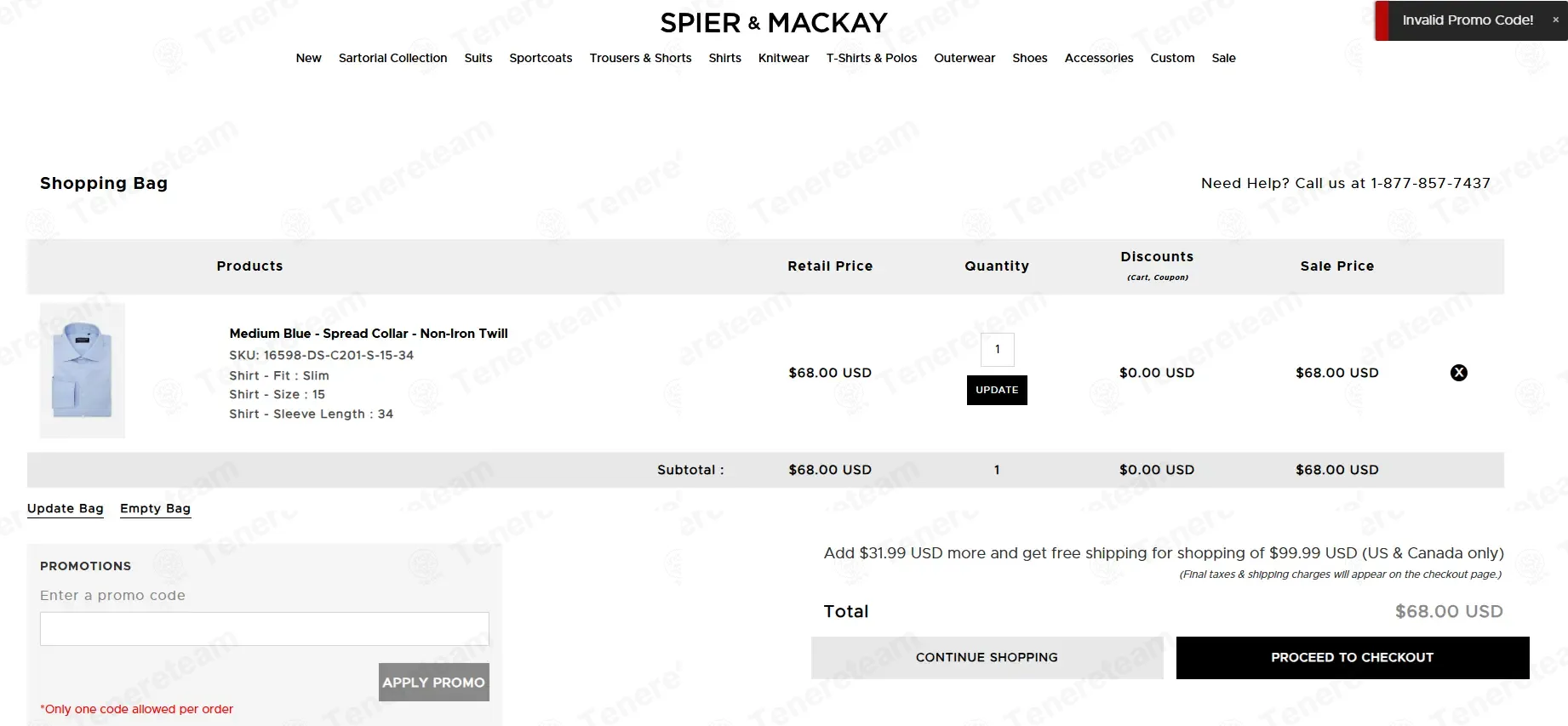 Spierandmackay.com coupon code: 10% off with GET10. Tested and valid as 2 months ago.