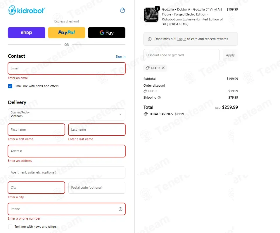 Kidrobot coupon code verified as working at checkout