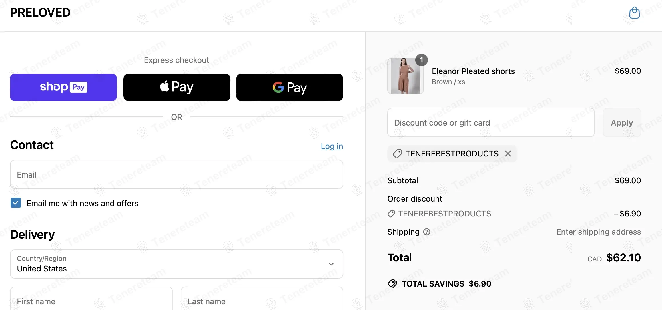 Get Preloved coupon code: 10% off with TENEREBESTPRODUCTS. Tested and valid as 1 year ago.