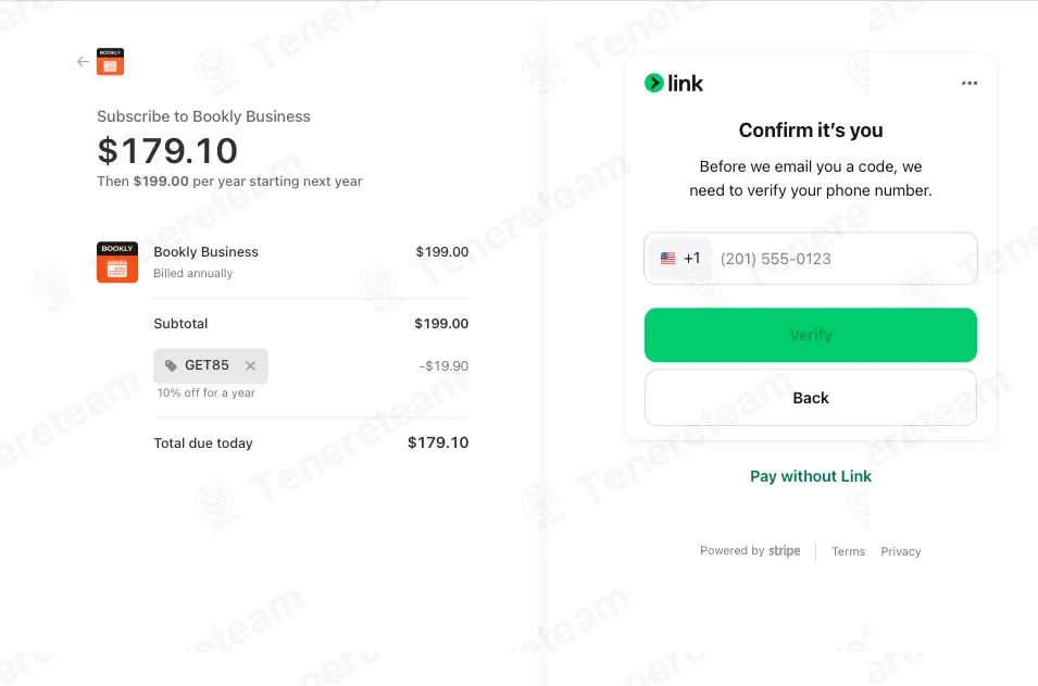 Bookly coupon code: 10% off with GET85. Tested and valid as 4 months ago.