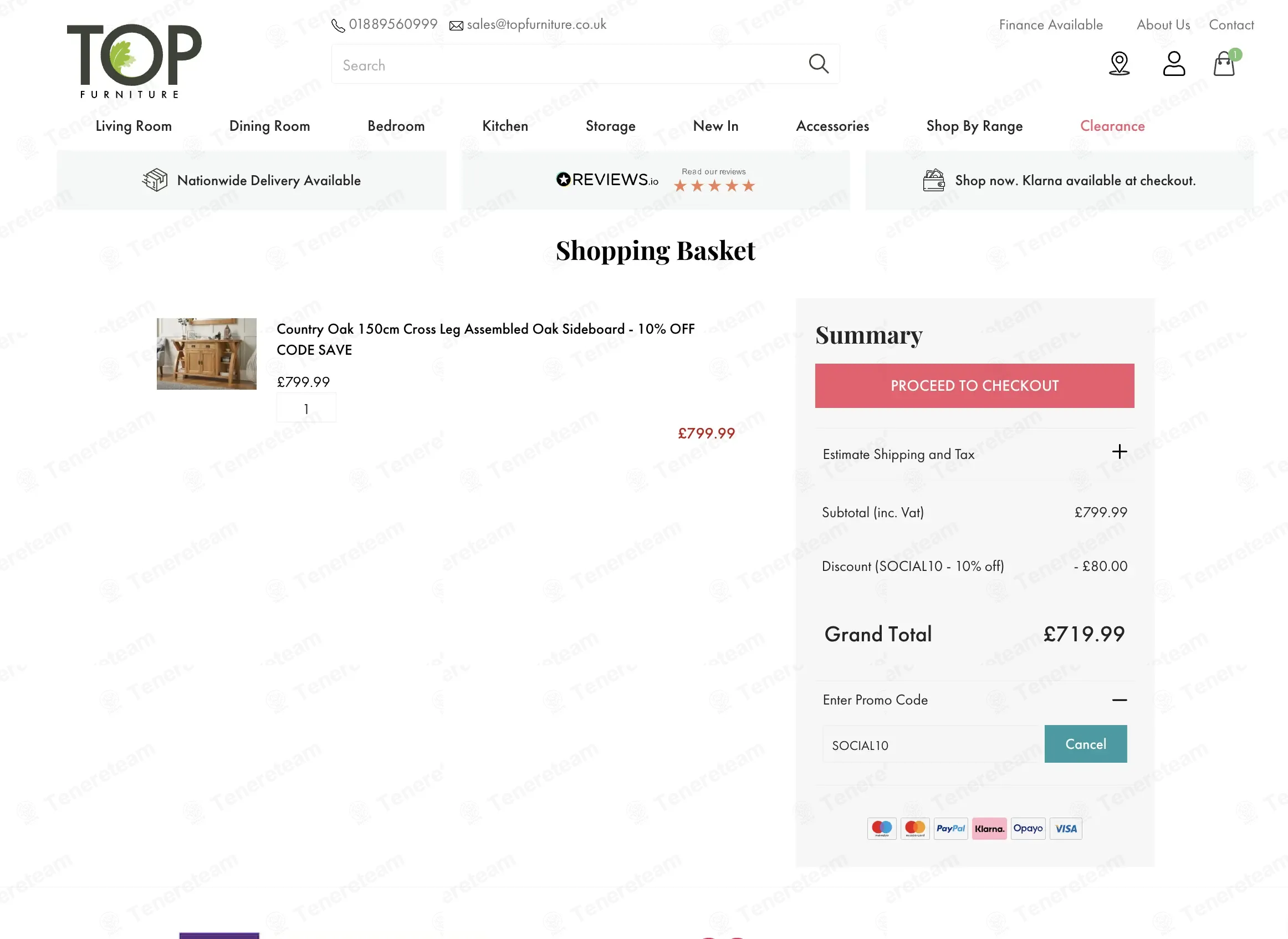 Top Furniture coupon code: 10% off with SOCIAL10. Tested and valid as 8 months ago.