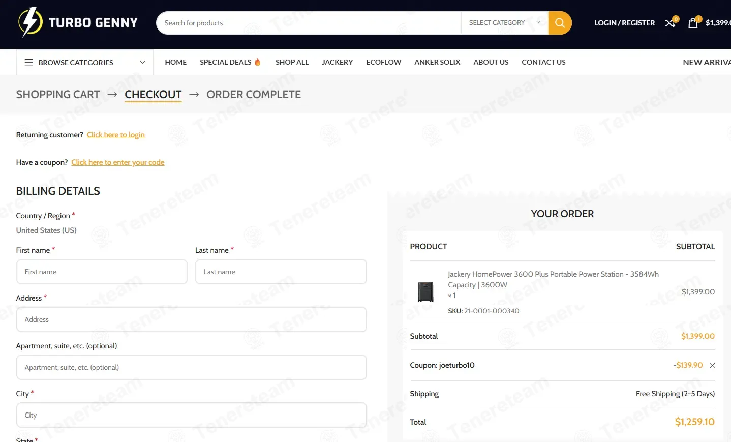 Turbo Genny coupon code: 10% off with joeturbo10. Tested and valid as 7 months ago.