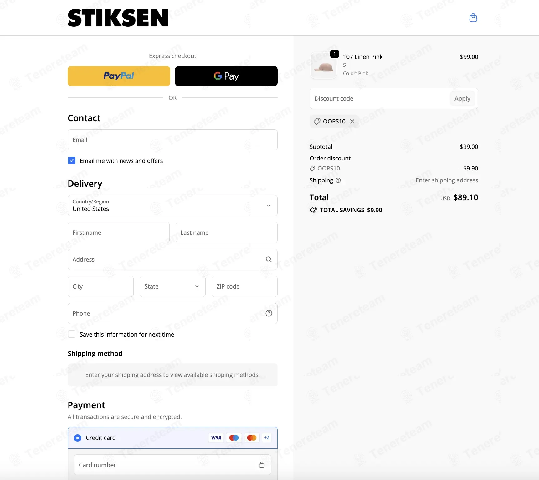 Stiksen coupon code: 10% off with OOPS10. Tested and valid as 1 month ago.