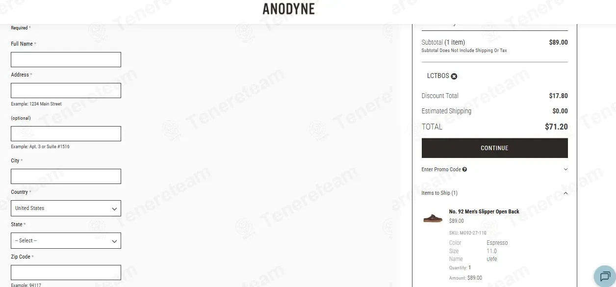 Anodyne Shoes coupon code: 20% off with LCTBOS. Tested and valid as 1 month ago.