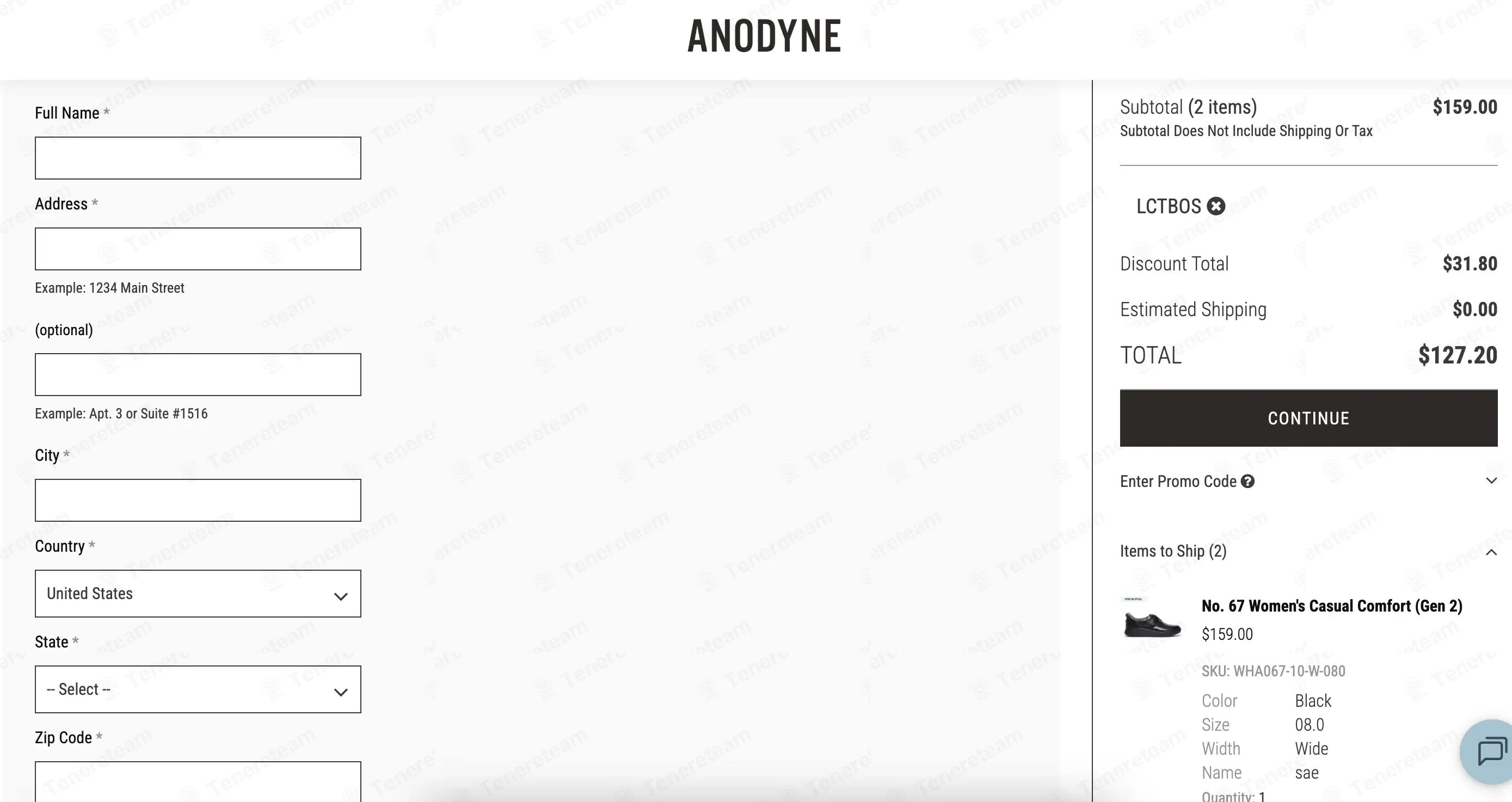 Anodyne Shoes coupon code: 20% off with LCTBOS. Tested and valid as 1 month ago.