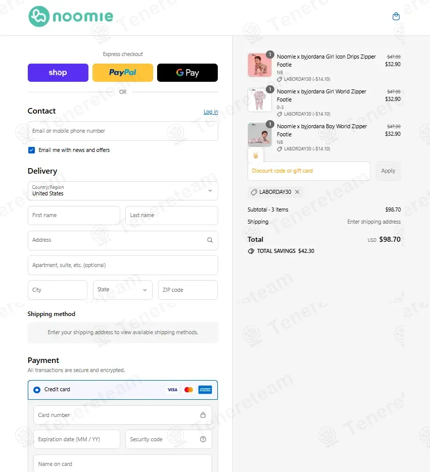 Baby Noomie coupon code: 30% off with LABORDAY30. Tested and valid as 10 months ago.