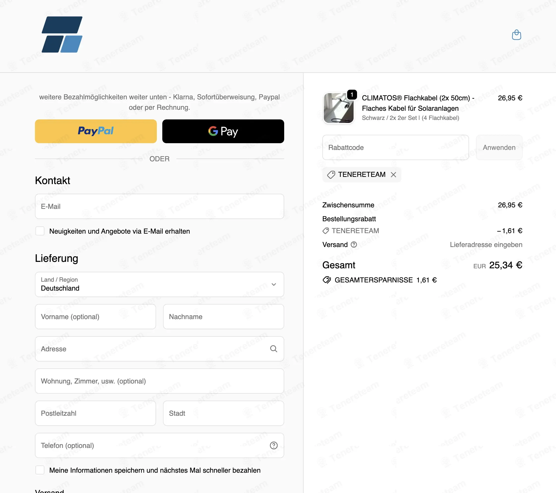 BalkonSolar Deutschland coupon code: 6% off with TENERETEAM. Tested and valid as 1 month ago.