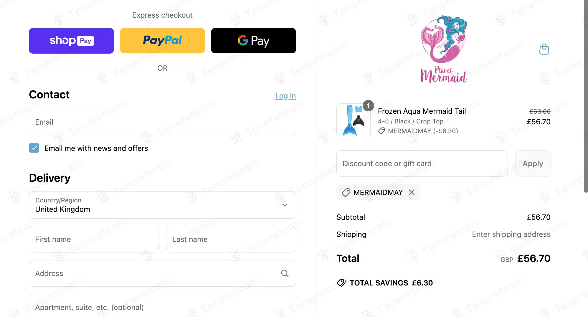 Planet Mermaid coupon code: 20% off with MERMAIDMAY. Tested and valid as 10 months ago.
