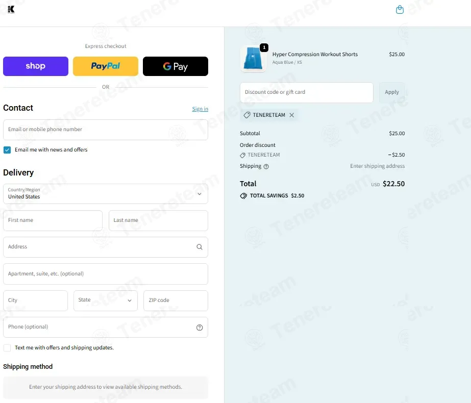 Kor Fitness coupon code: 10% off with TENERETEAM. Tested and valid as 1 month ago.