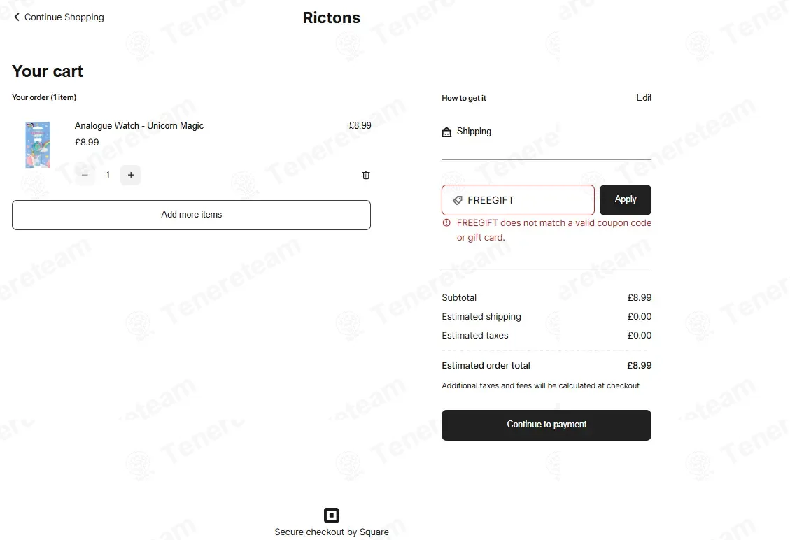 Rictons apply coupon code