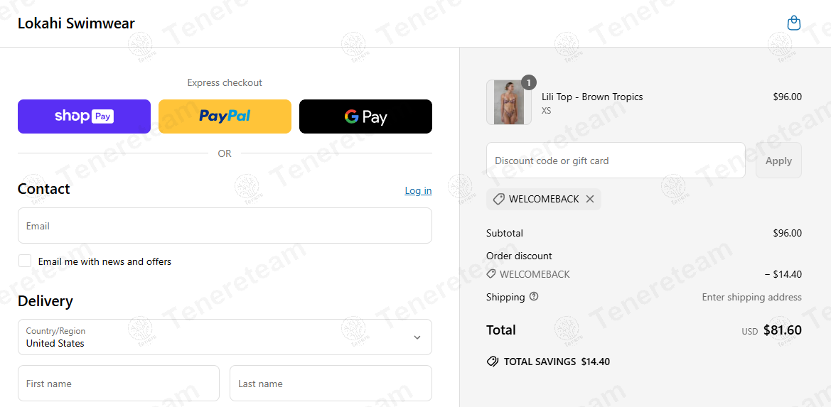 Lokahi Swimwear coupon code: 15% off with WELCOMEBACK. Tested and valid as 1 year ago.
