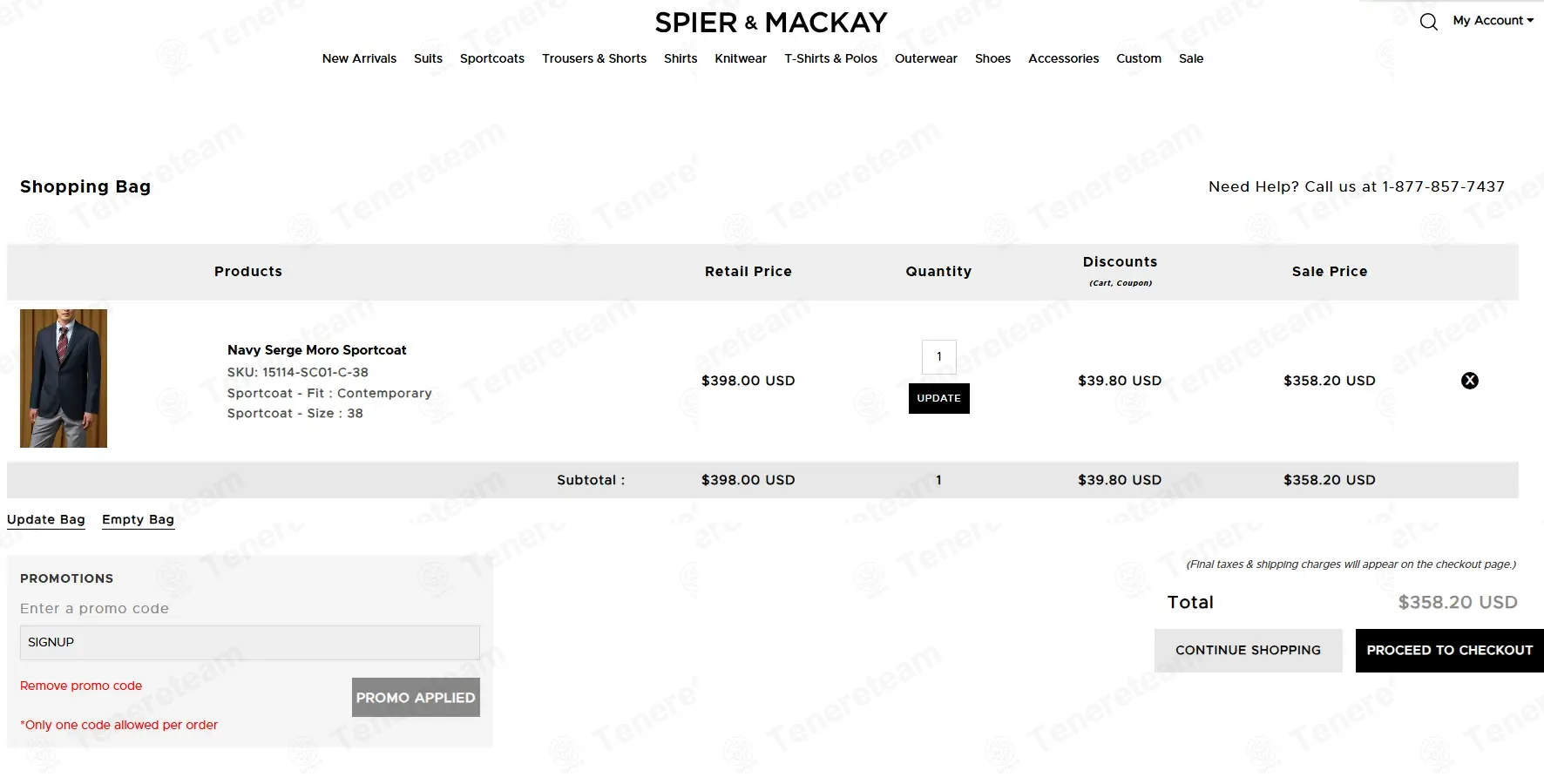 Spierandmackay.com coupon code: 10% off with SIGNUP. Tested and valid as 1 month ago.