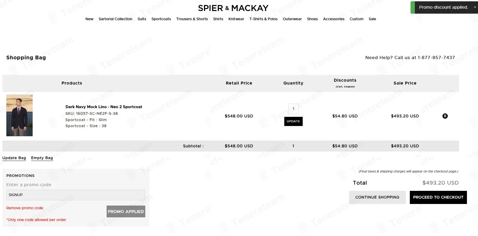 Spierandmackay.com coupon code: 10% off with SIGNUP. Tested and valid as 1 month ago.