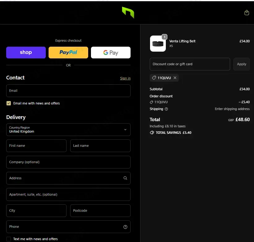 Reyllen Fitness coupon code: 10% off with 11QUVU. Tested and valid as 1 month ago.