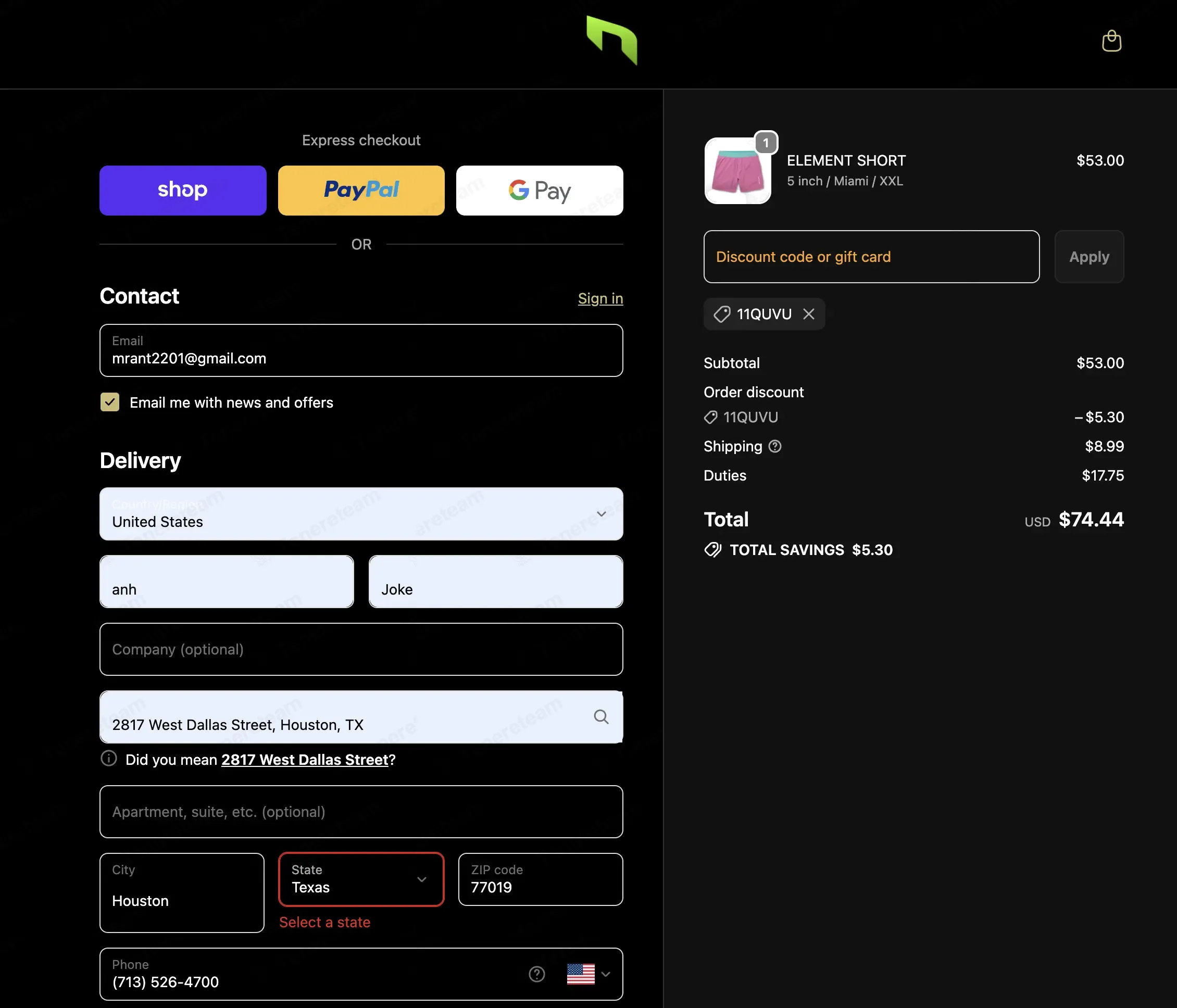 Reyllen Fitness coupon code: 10% off with 11QUVU. Tested and valid as 1 month ago.