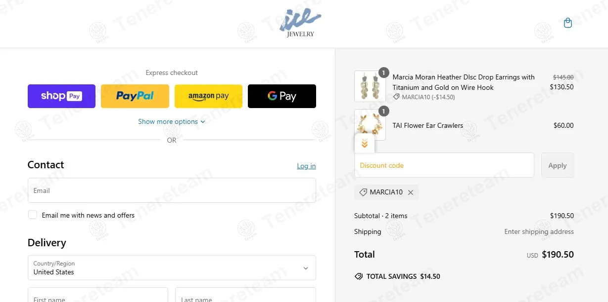 Ice Jewelry coupon code: 10% off with MARCIA10. Tested and valid as 1 year ago.