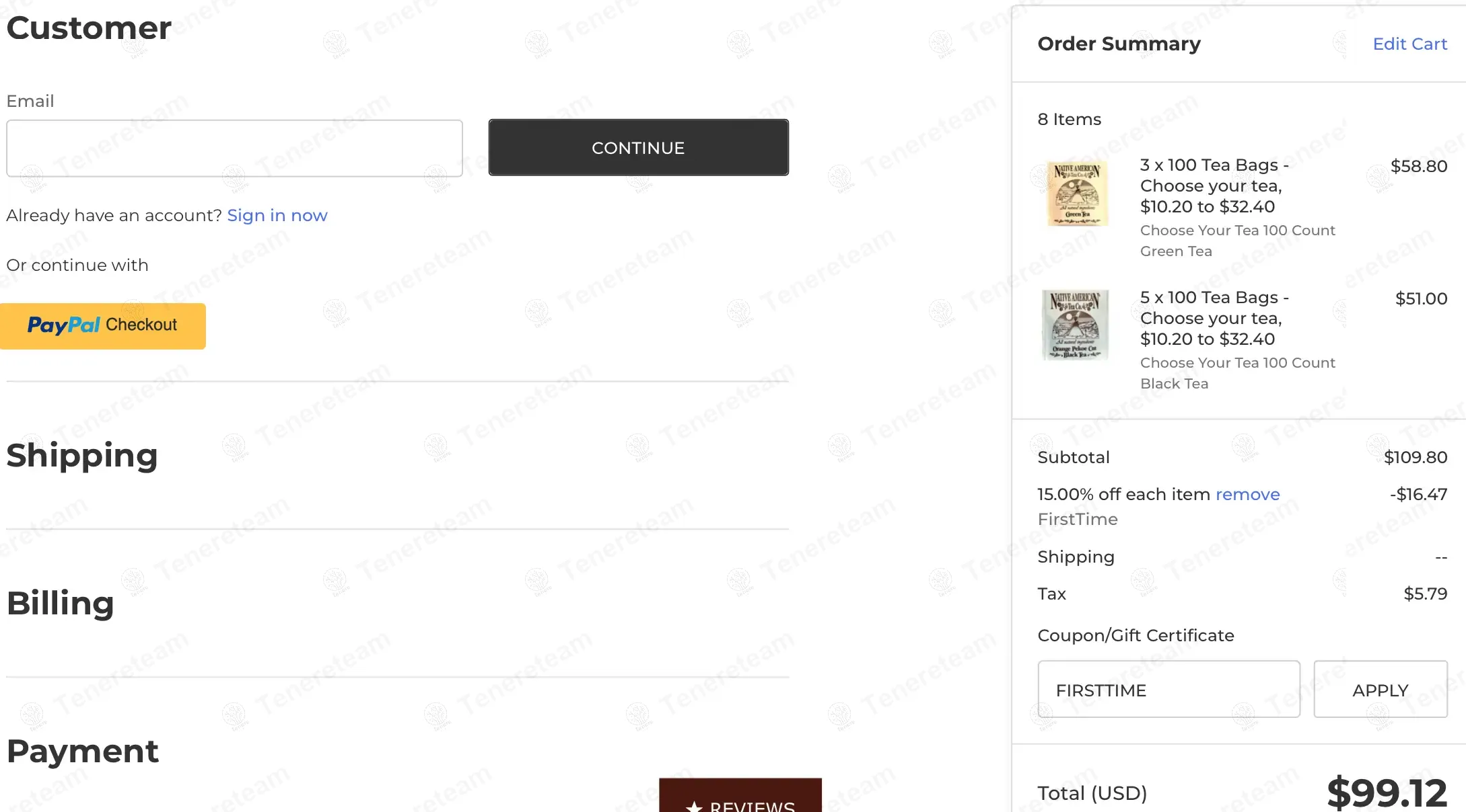 Native American Tea Company coupon code: 15% off with FIRSTTIME. Tested and valid as 10 months ago.