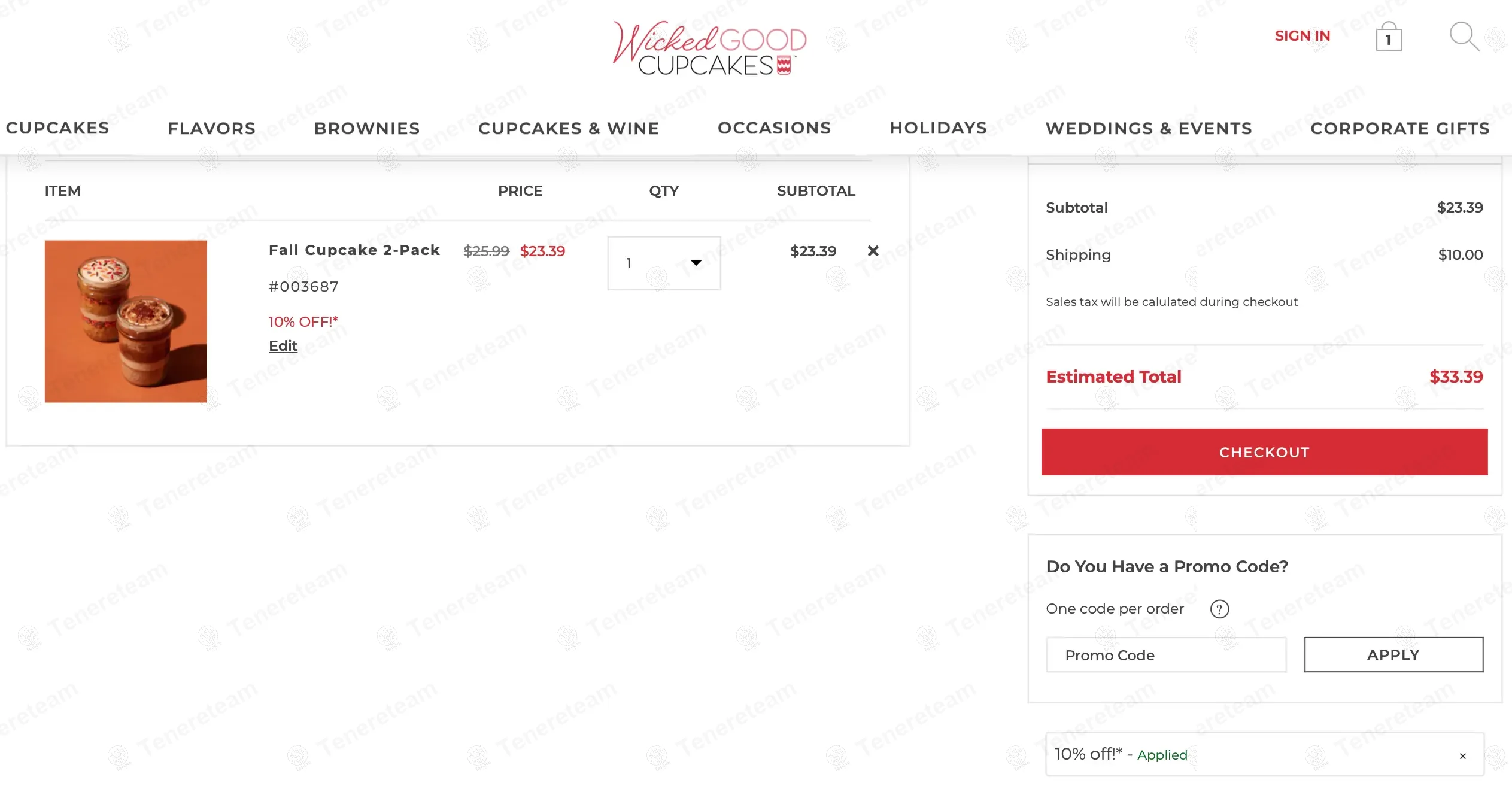 Wicked Good Cupcakes coupon code: 10% off with WGCWEL10. Tested and valid as 1 week ago.