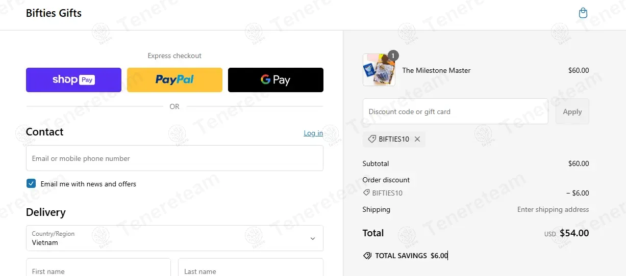 Bifties Gifts coupon code: 10% off with BIFTIES10. Tested and valid as 1 year ago.