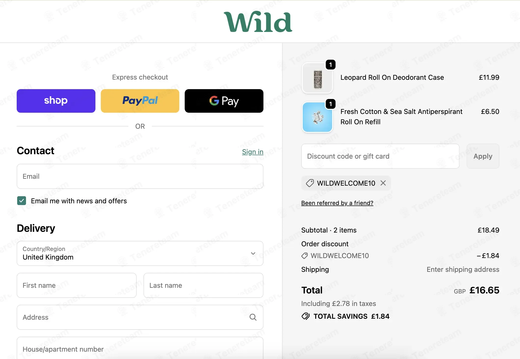 WeAreWild coupon code: 10% off with WILDWELCOME10. Tested and valid as 1 month ago.