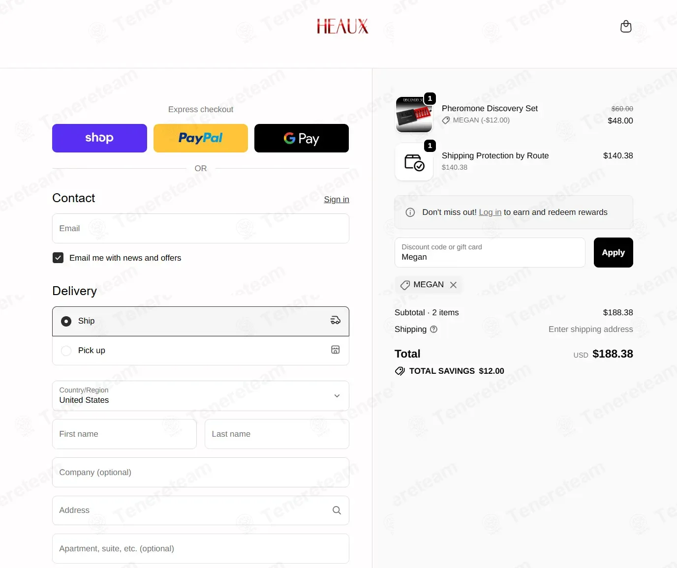 Heaux Cosmetics coupon code: 20% off with Megan. Tested and valid as 3 weeks ago.