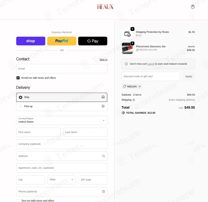 Heaux Cosmetics coupon code: 20% off with Megan. Tested and valid as 3 weeks ago.