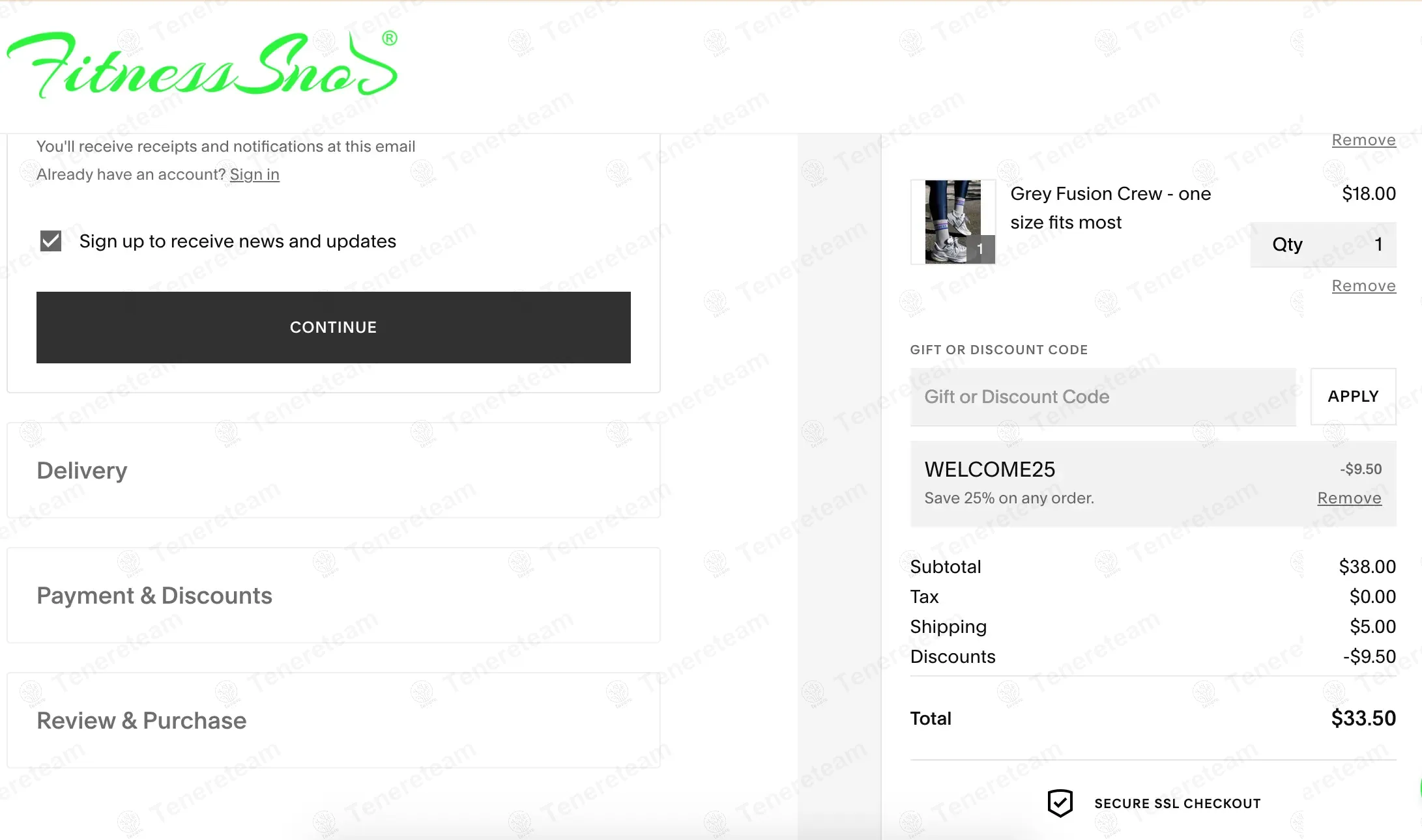 Fitness Snob Studio coupon code: 25% off with WELCOME25. Tested and valid as 10 months ago.