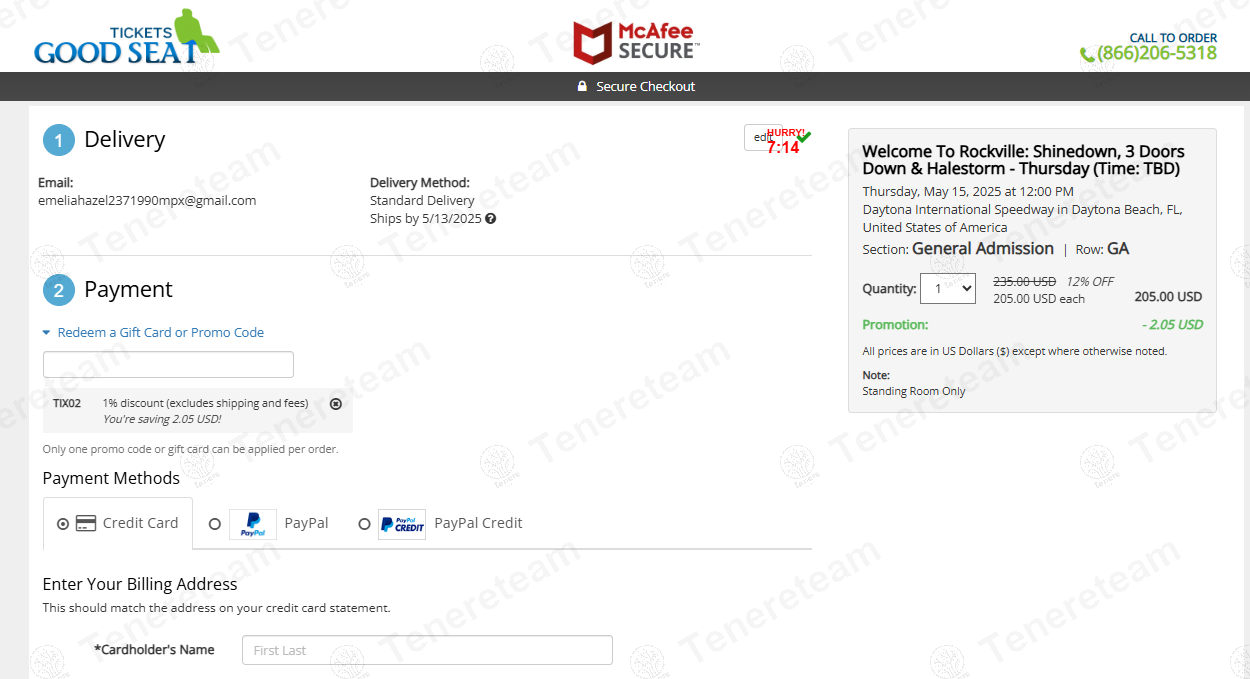 Good Seat Tickets coupon code: 1% off with TIX02. Tested and valid as 1 year ago.