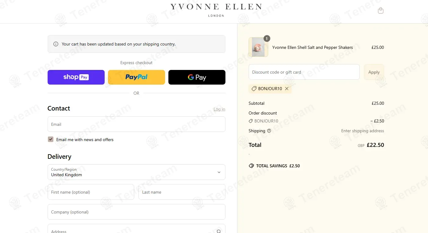 Yvonne Ellen coupon code: 10% off with BONJOUR10. Tested and valid as 1 year ago.
