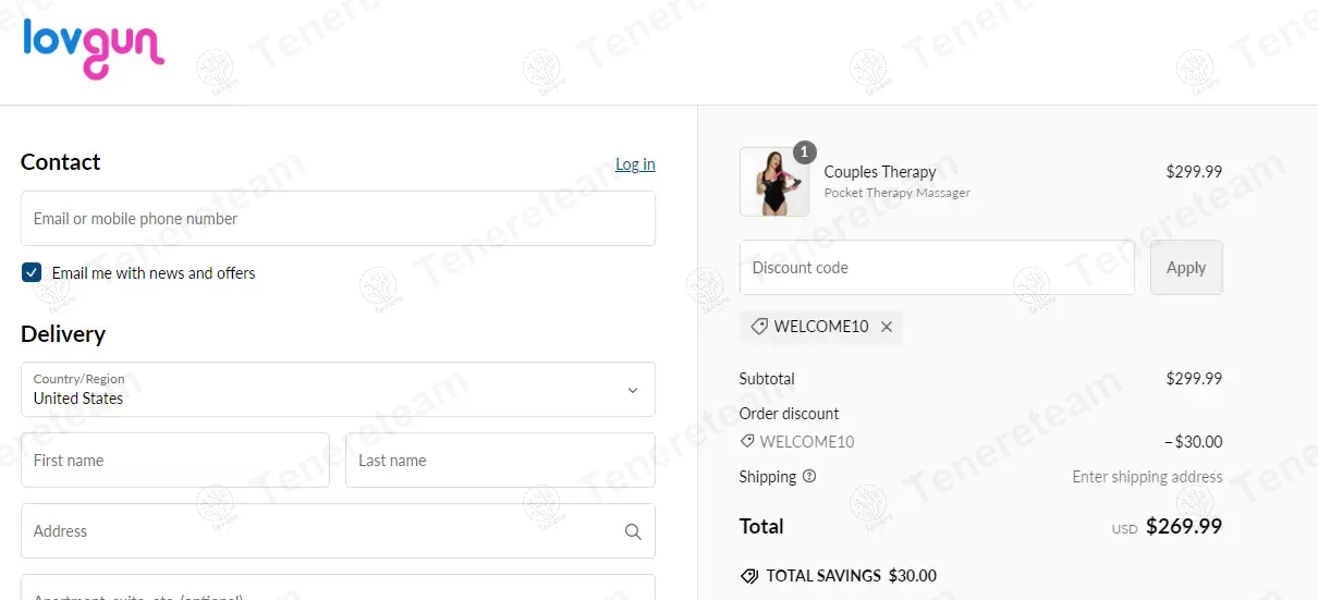 Lovgun apply coupon code