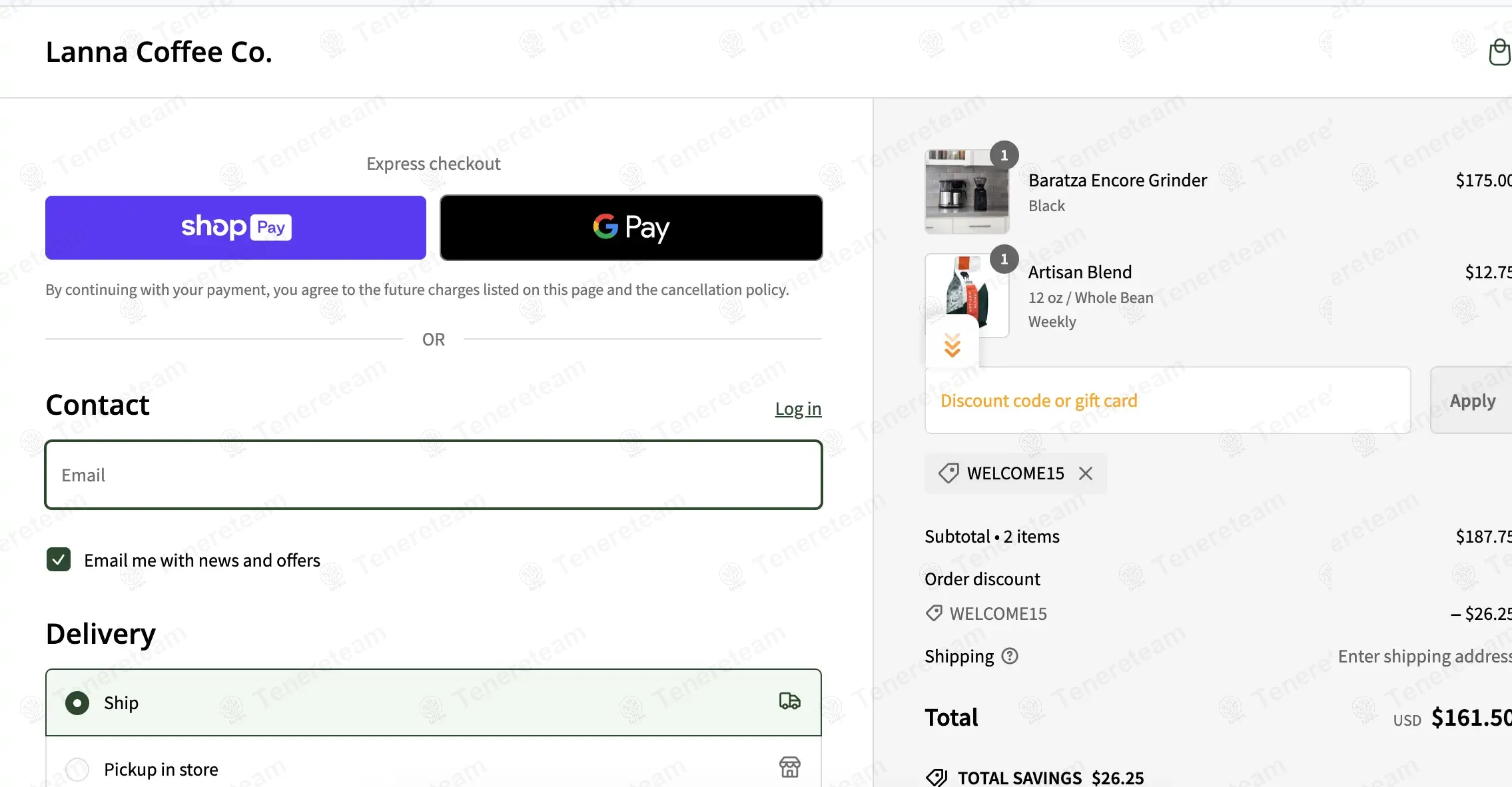 Lanna Coffee Co coupon code: 15% off with WELCOME15. Tested and valid as 1 year ago.