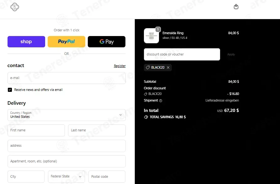 Furly Jewelry coupon code: 20% off with BLACK20. Tested and valid as 1 week ago.