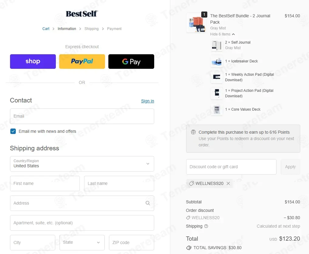 BestSelf Co coupon code: 20% off with WELLNESS20. Tested and valid as 3 months ago.