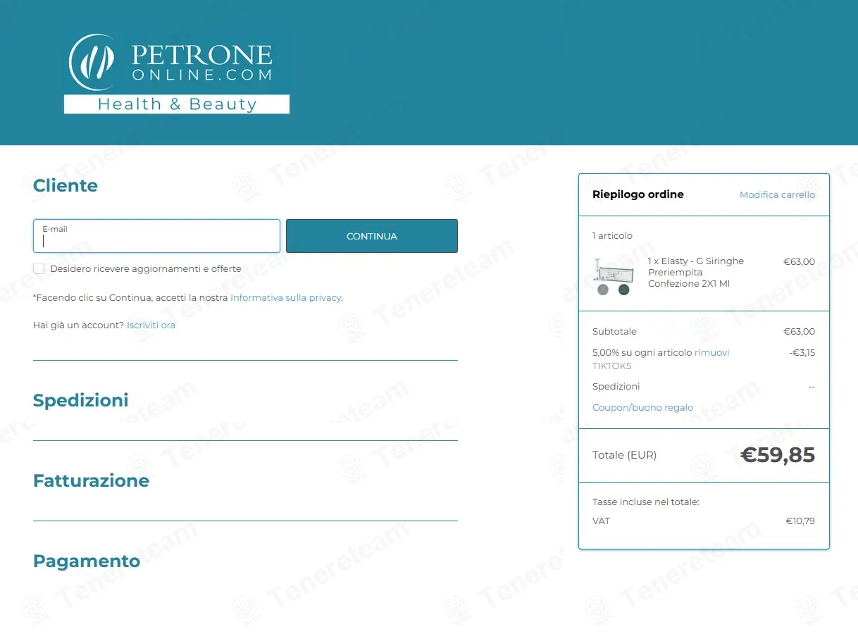 Petrone Online coupon code: 5% off with TIKTOK5. Tested and valid as 2 weeks ago.