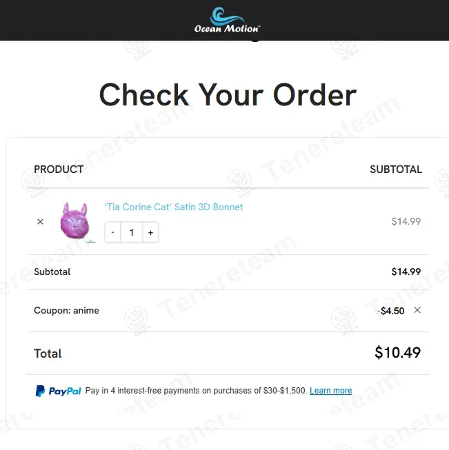 Ocean Motion coupon code: 30% off with ANIME. Tested and valid as 11 months ago.