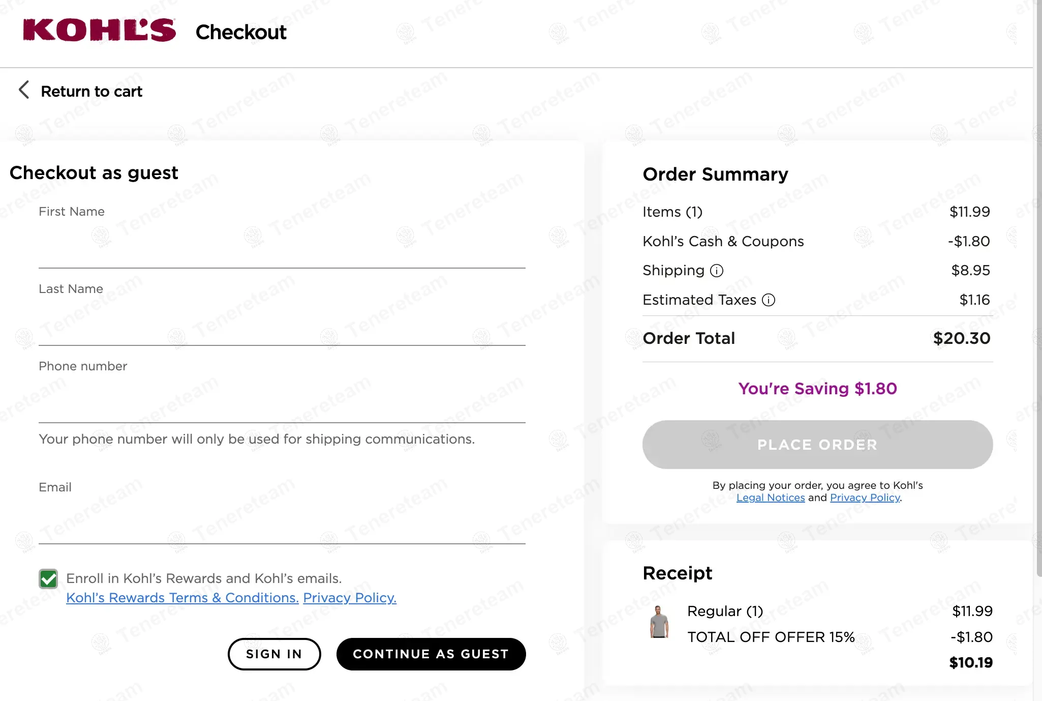 Kohls coupon code: 15% off with SAVINGS15. Tested and valid as 3 weeks ago.