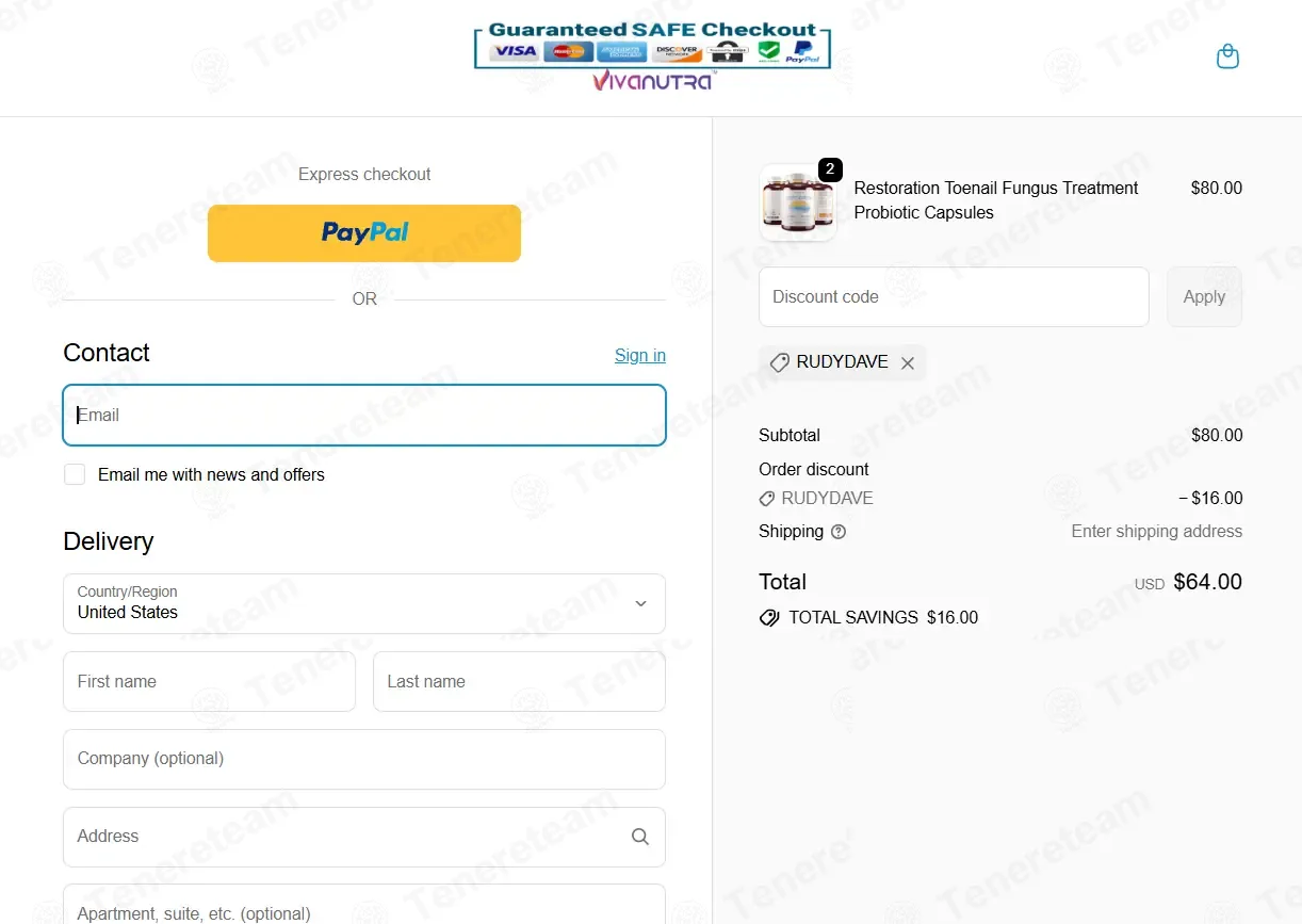 Viva Nutra apply coupon code