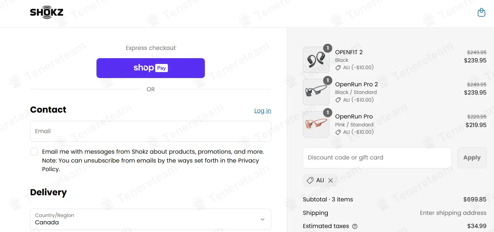 Shokz apply coupon code
