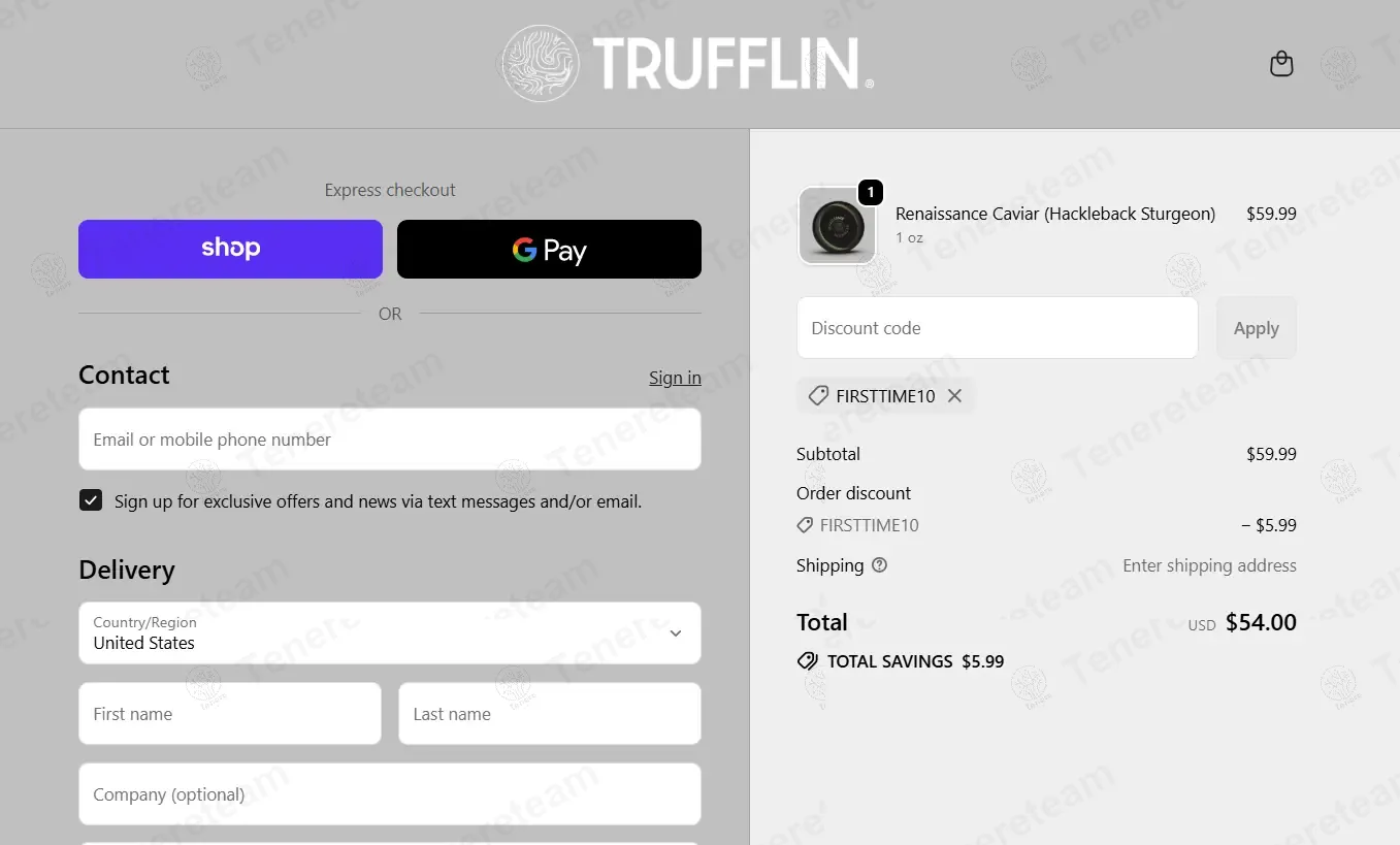 Trufflin Nyc coupon code: 10% off with FIRSTTIME10. Tested and valid as 10 months ago.