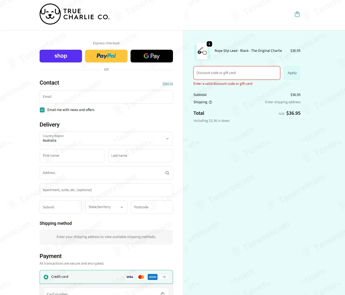 True Charlie Co coupon code: 10% off with HAPPYHOLIDAYS. Tested and valid as 5 months ago.