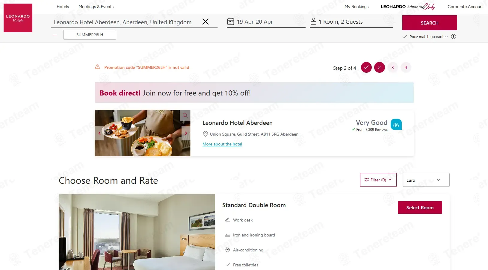 Leonardo Hotels apply coupon code