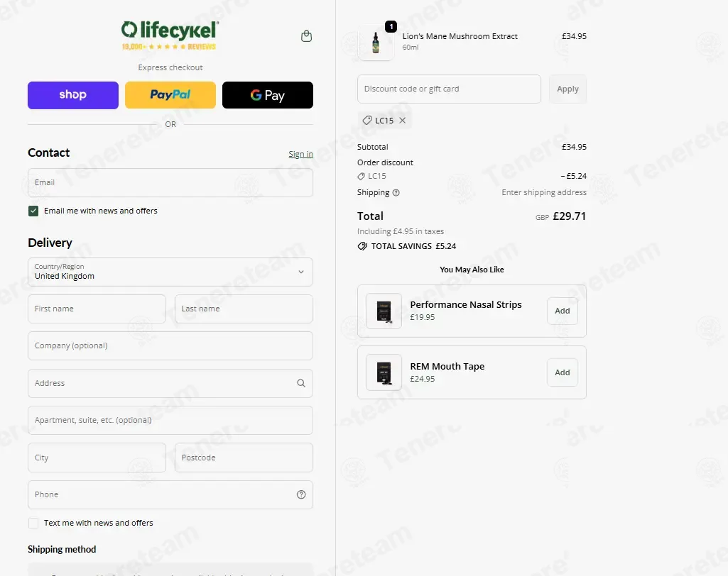 Lifecykel UK coupon code: 15% off with LC15. Tested and valid as 42 seconds ago.