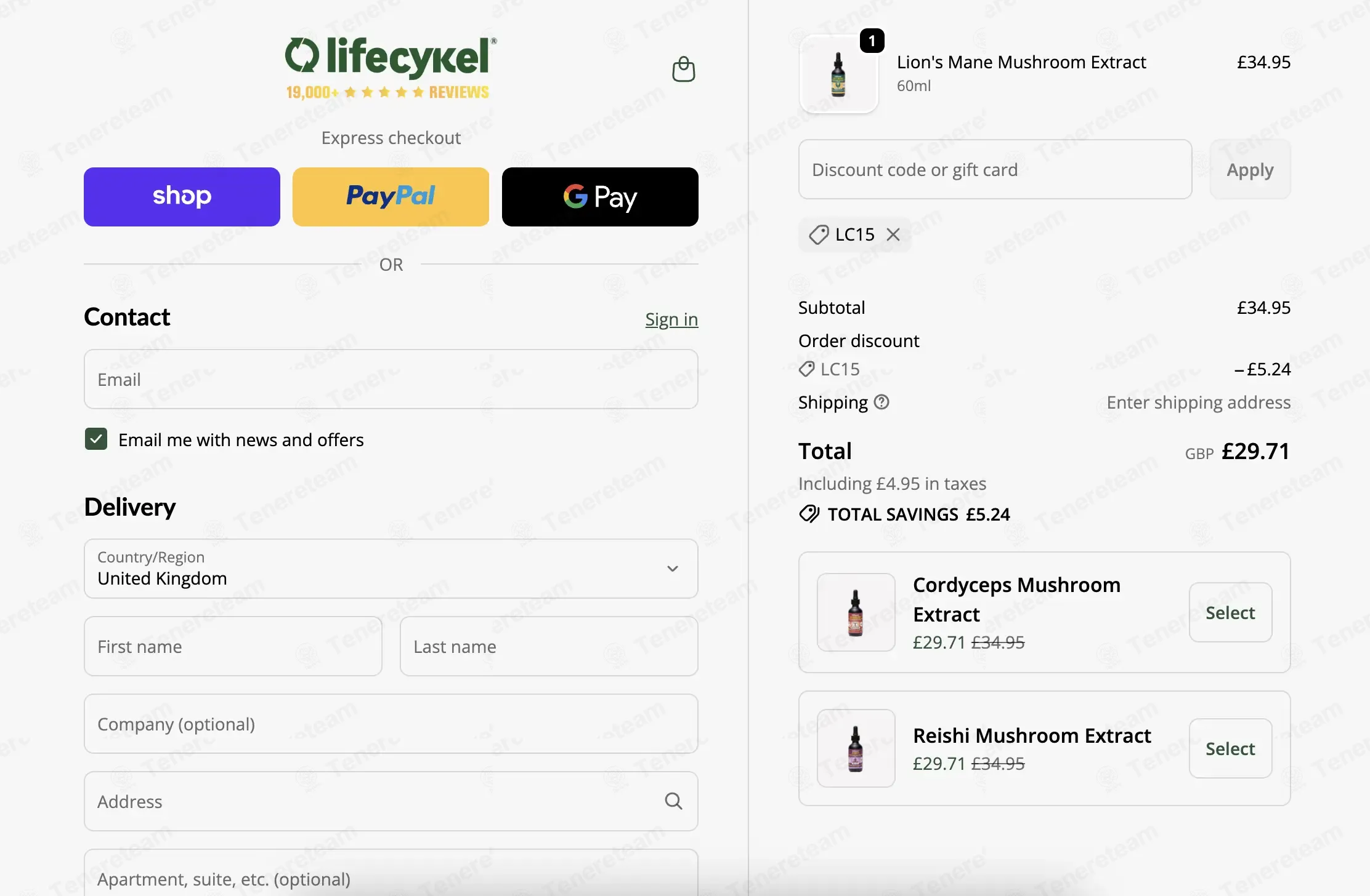 Lifecykel UK coupon code: 15% off with LC15. Tested and valid as 42 seconds ago.