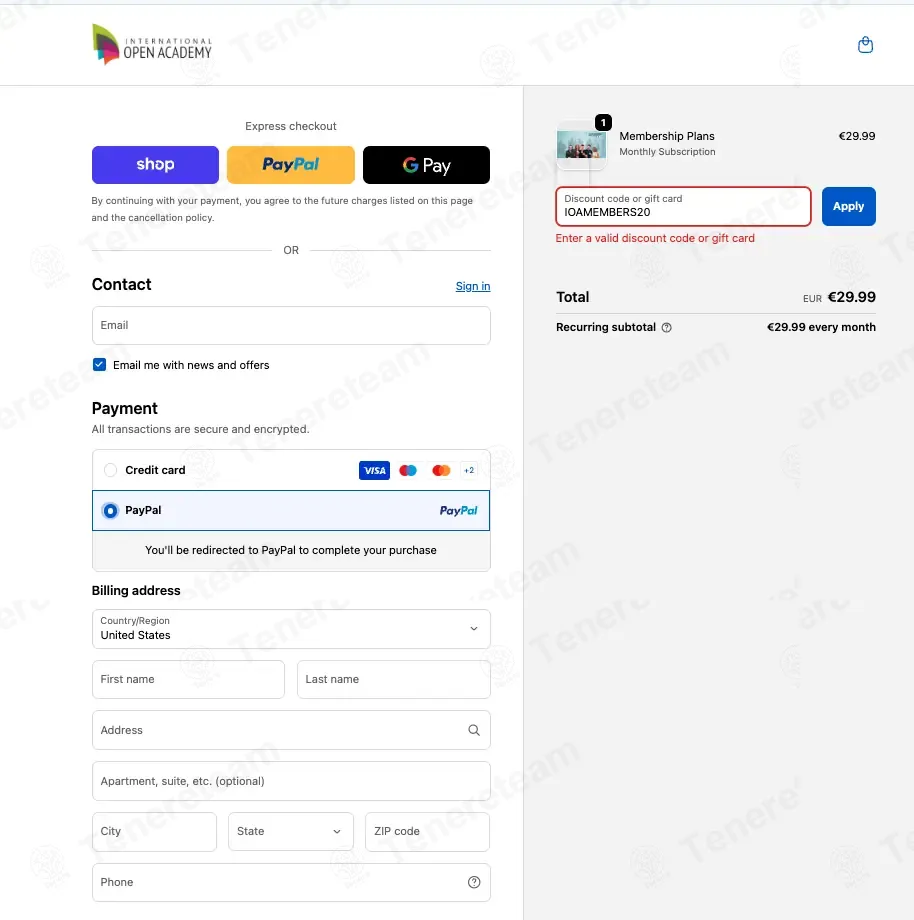 Holly and Hugo coupon code: 20% off with IOAMEMBERS20. Tested and valid as 1 week ago.